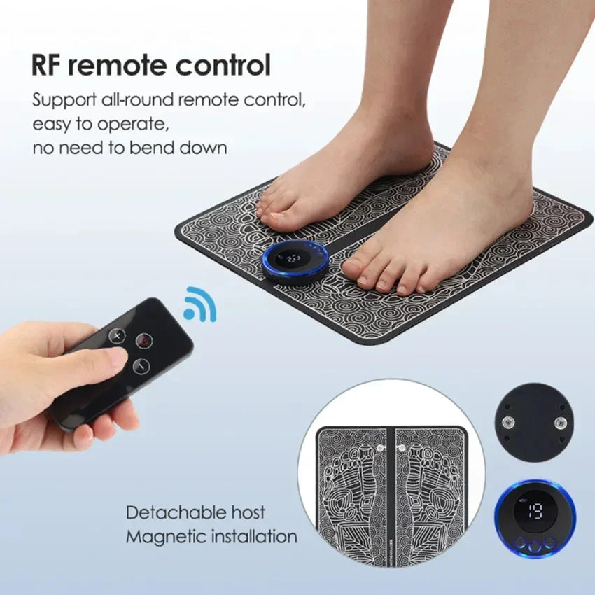 EMS Foot Massage Mat with Acupoints Stimulator